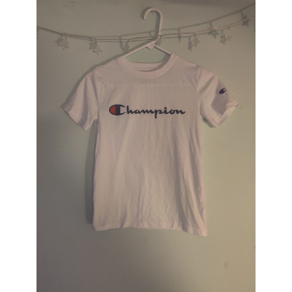 Kid's Medium Champion Logo Tshirt